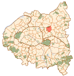 Noisy-le-Sec map
